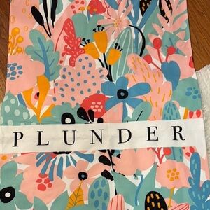 Plunder Brand floral beach towel